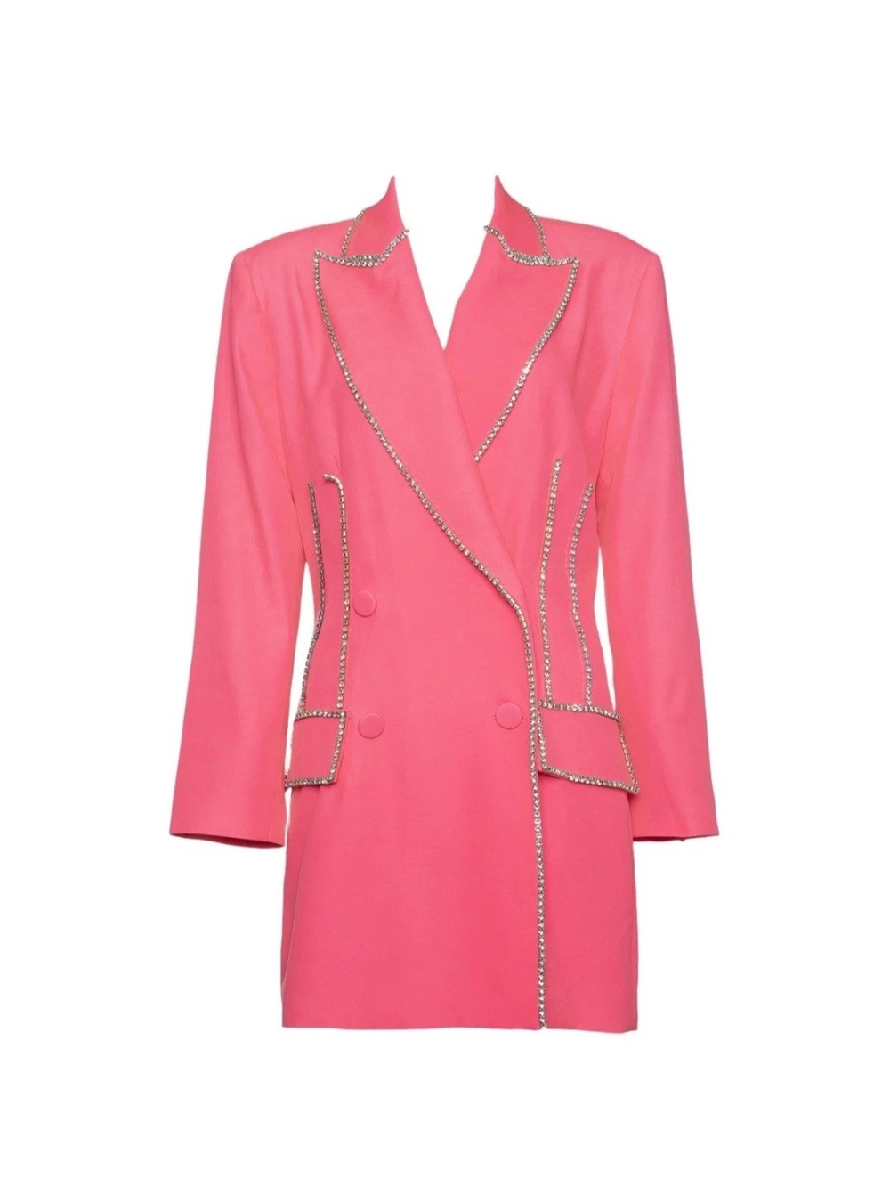 Christian Cowan Crystal Embelleshment Blazer Mini Dress